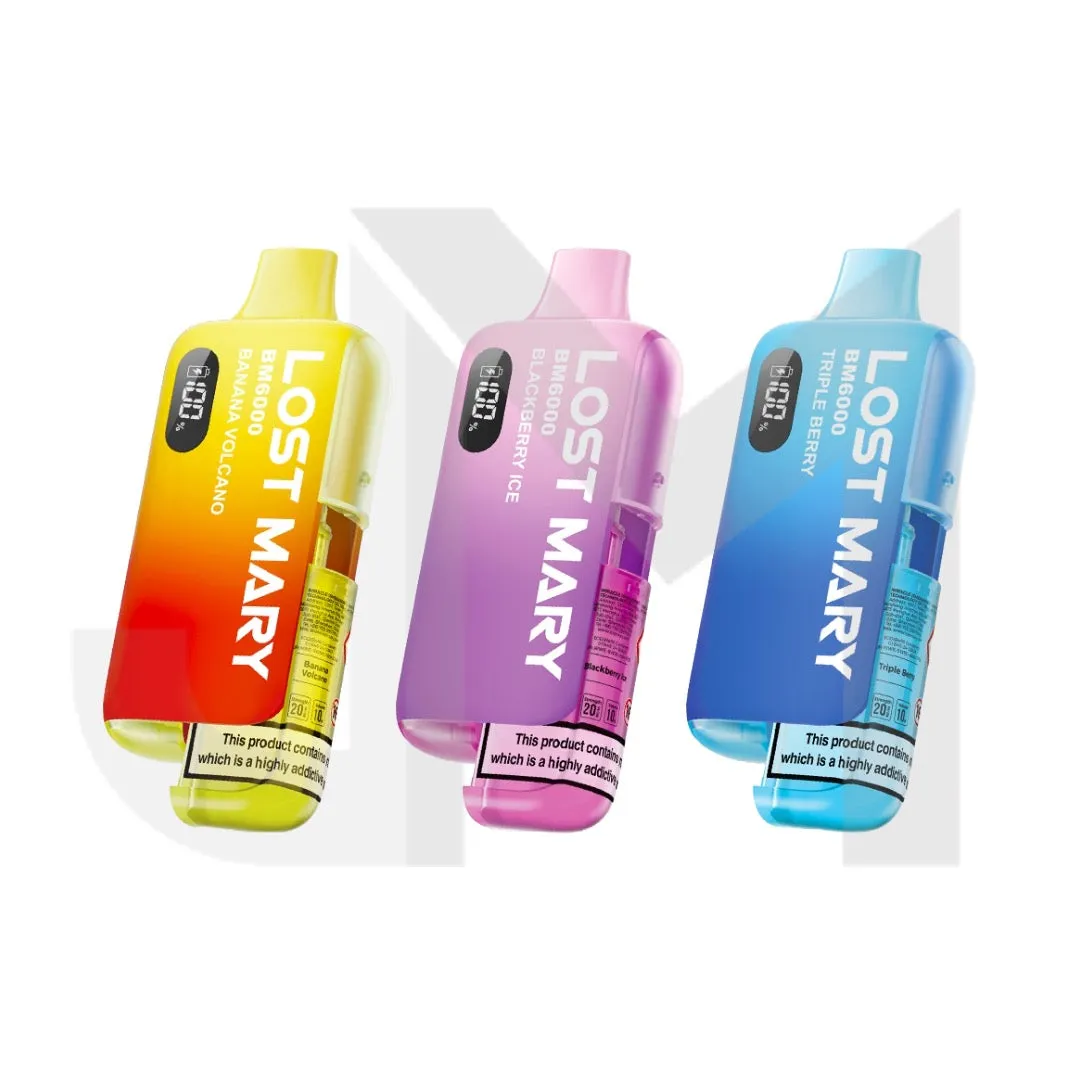 20mg LOST MARY BM6000 Refillable Pod Kit - 6000 Puffs