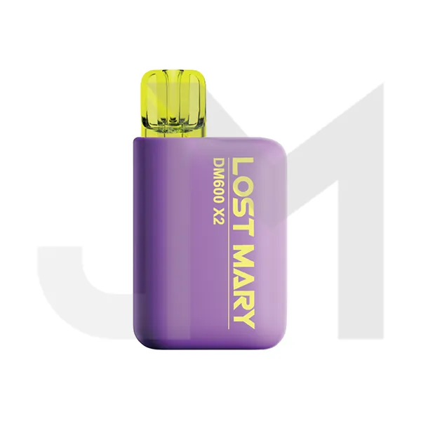 20mg Lost Mary DM600 X2 Disposable Pod Kit 1200 Puffs - Twin Pack
