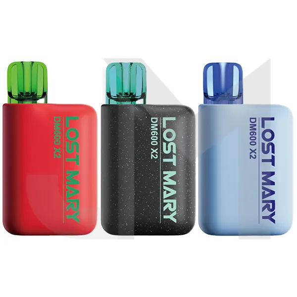 20mg Lost Mary DM600 X2 Disposable Pod Kit 1200 Puffs - Twin Pack