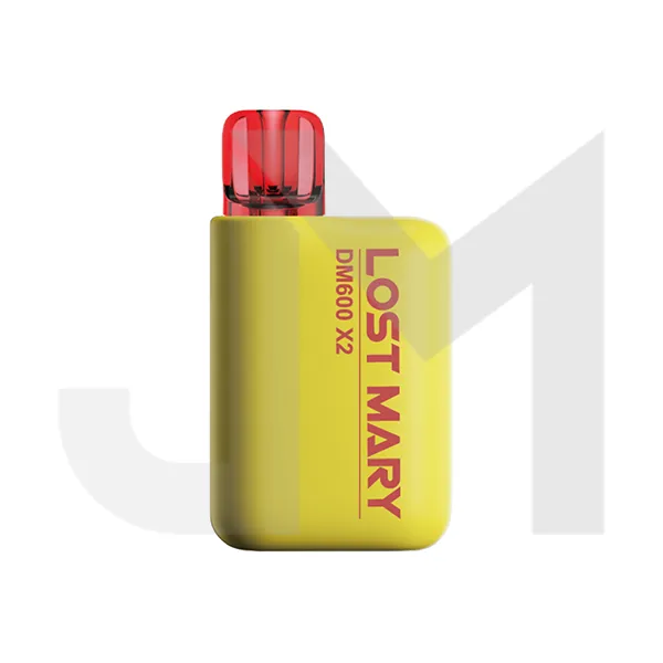 20mg Lost Mary DM600 X2 Disposable Pod Kit 1200 Puffs - Twin Pack