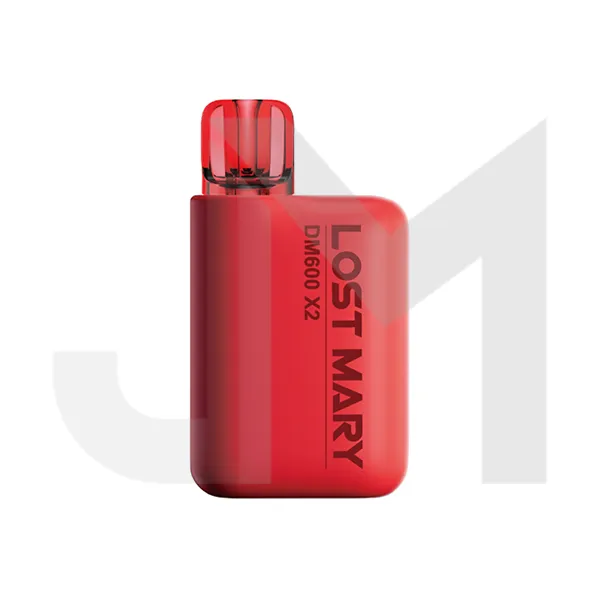 20mg Lost Mary DM600 X2 Disposable Pod Kit 1200 Puffs - Twin Pack