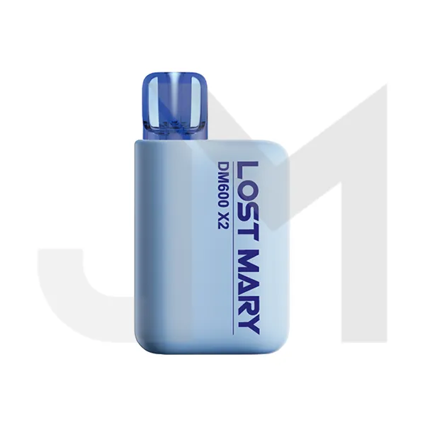 20mg Lost Mary DM600 X2 Disposable Pod Kit 1200 Puffs - Twin Pack