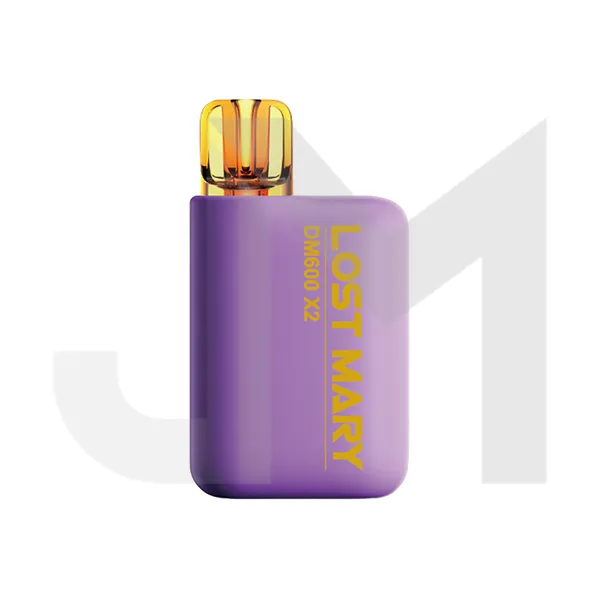 20mg Lost Mary DM600 X2 Disposable Pod Kit 1200 Puffs - Twin Pack