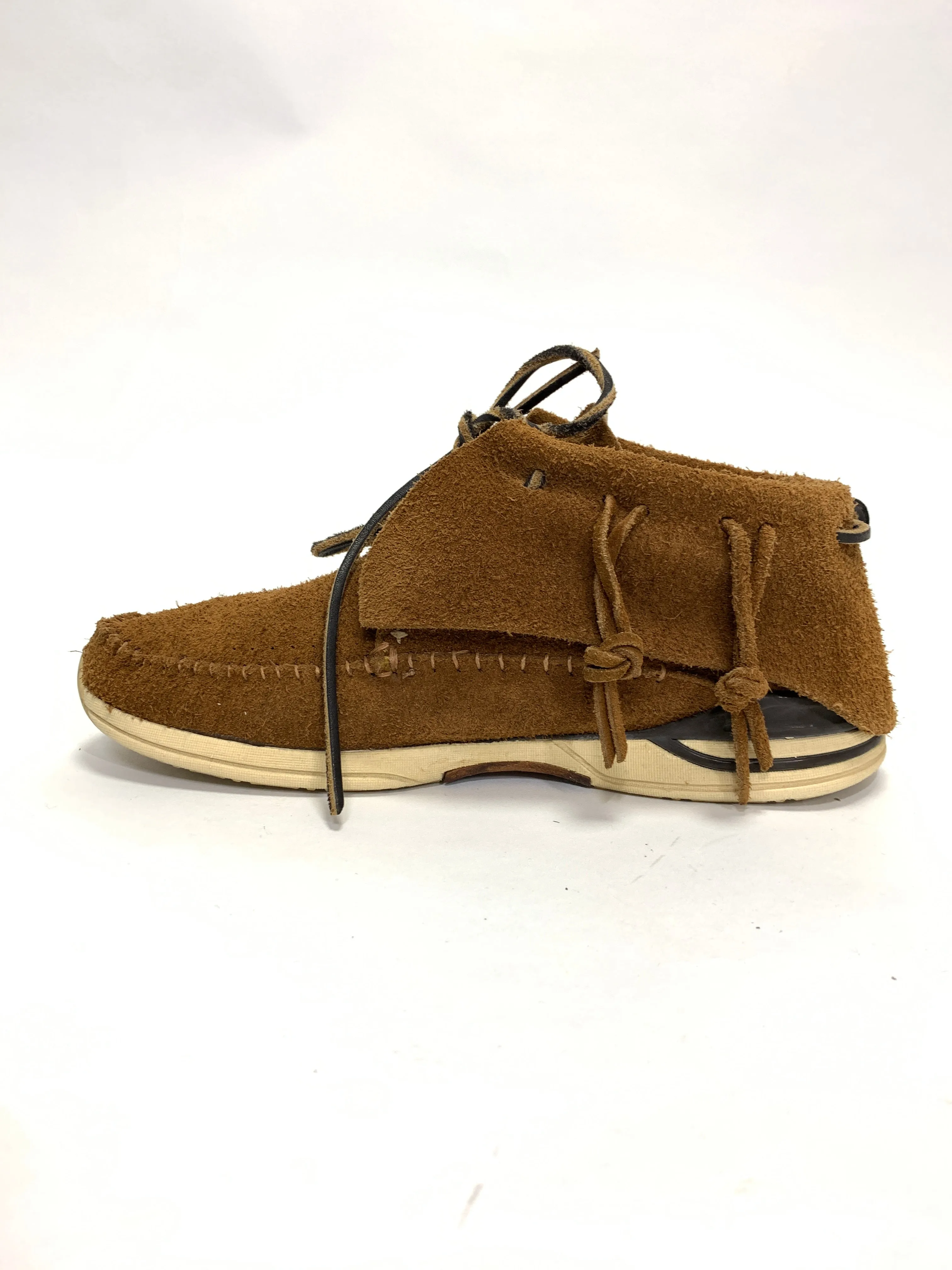 [9] Visvim FBT Lhamo Folk Suede Brown
