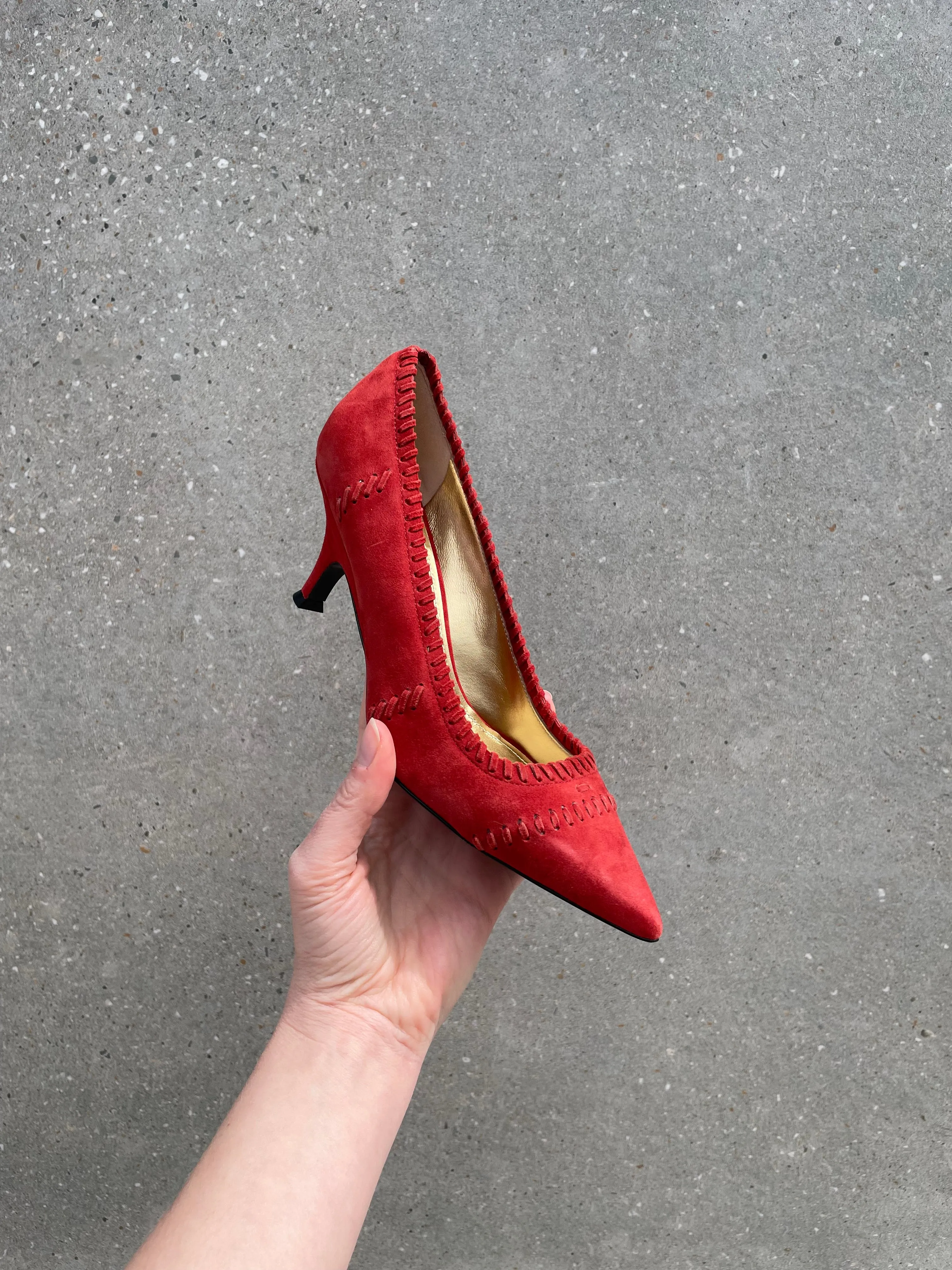 ALCOTT WHIP STITCH PUMP