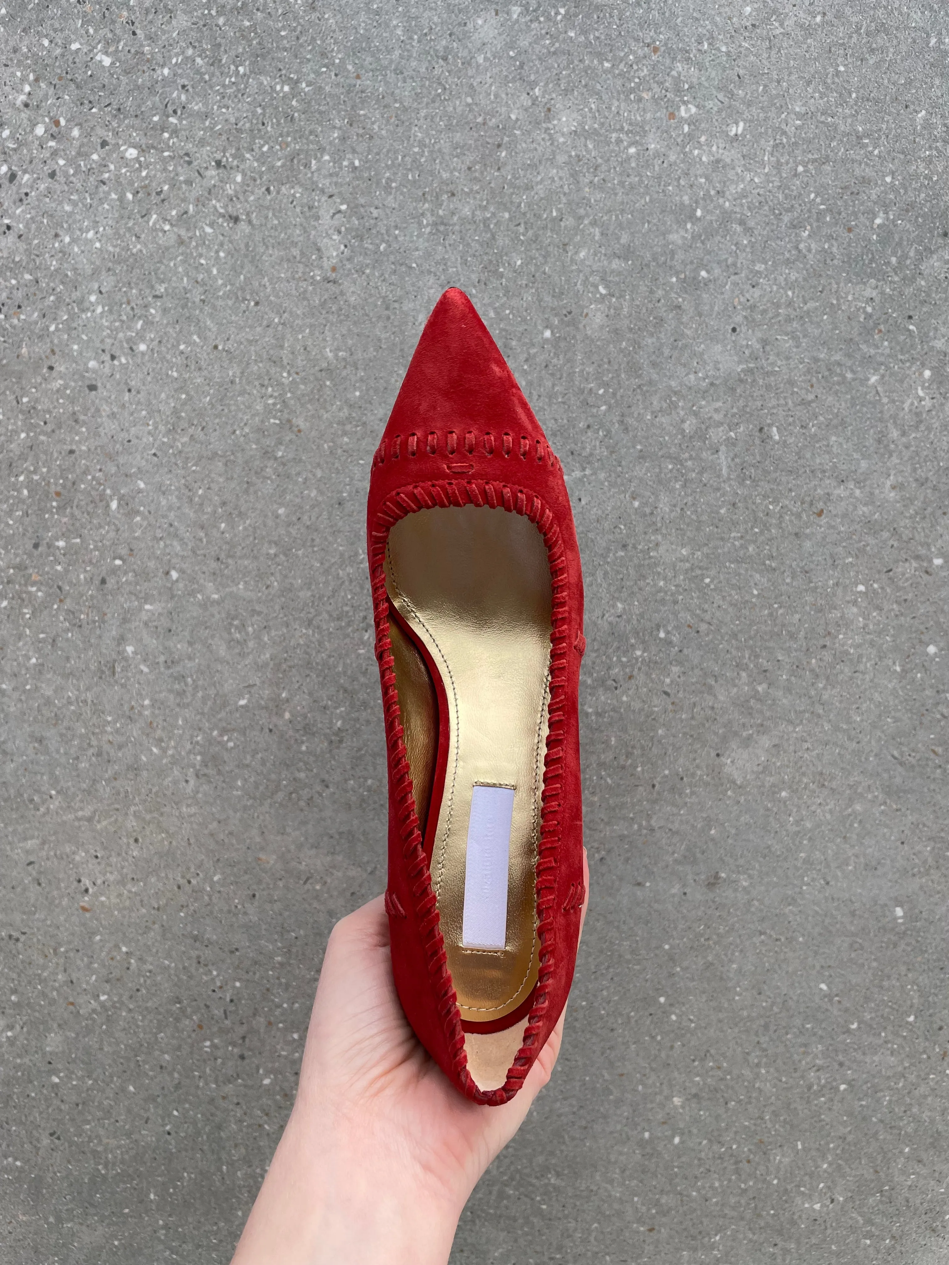 ALCOTT WHIP STITCH PUMP