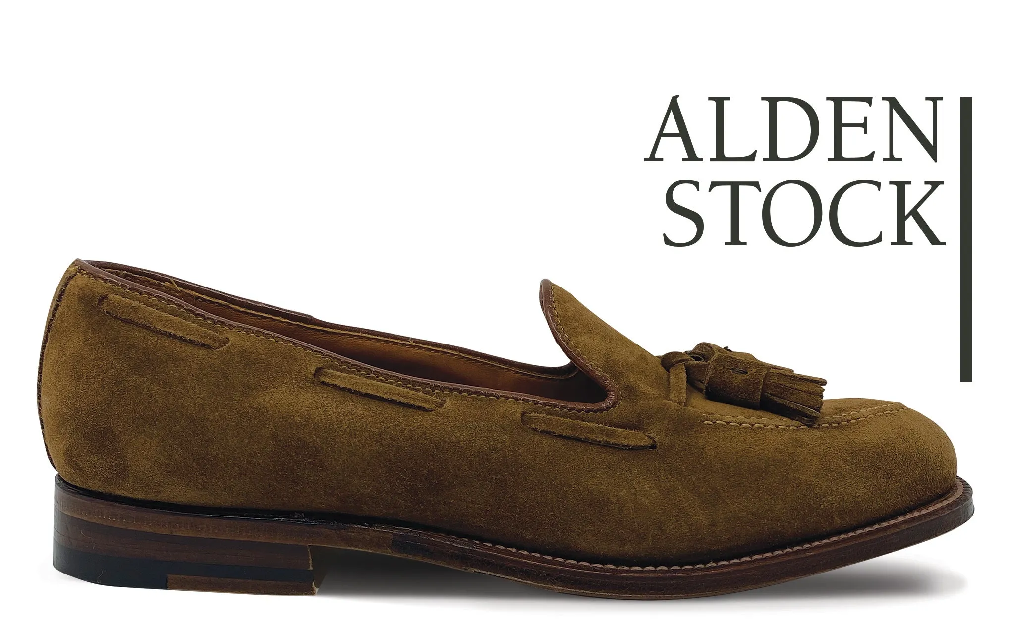 ALDEN 3403 Snuff Suede Tassel Moccasin