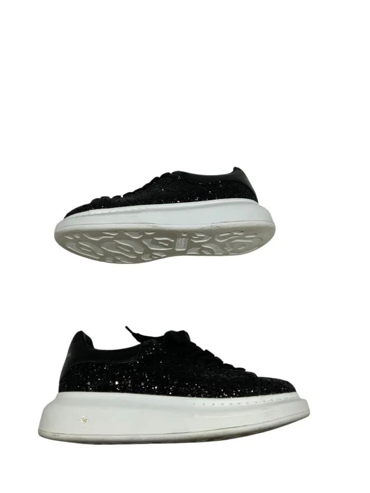 Alexander McQueen Glitter Leather Sneakers Women's Size 36 = US 6