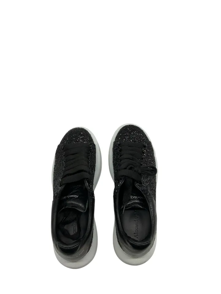 Alexander McQueen Glitter Leather Sneakers Women's Size 36 = US 6