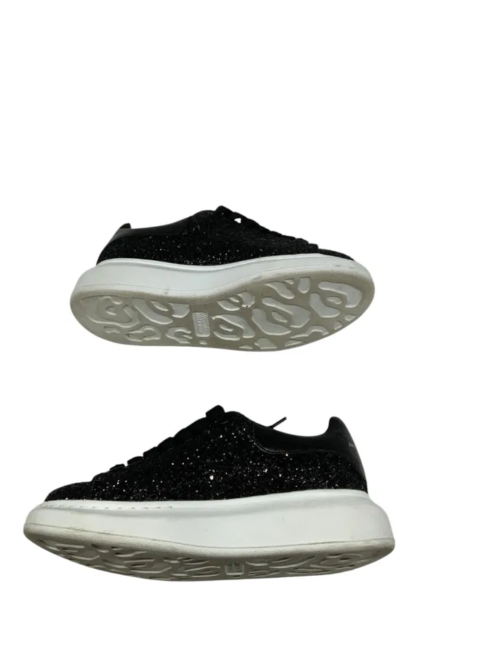 Alexander McQueen Glitter Leather Sneakers Women's Size 36 = US 6