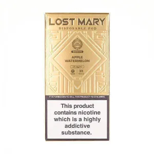 APPLE WATERMELON - LOST MARY BM600S GOLD EDITION DISPOSABLE VAPE