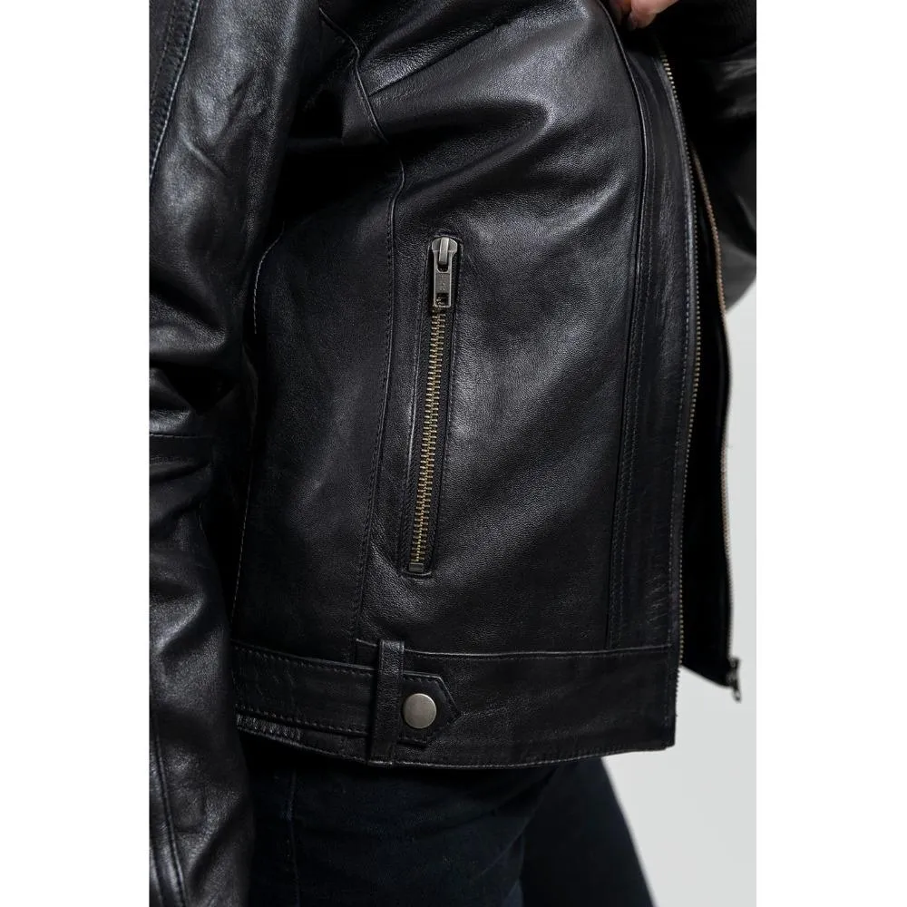 April - Women's Fashion Leather Jacket