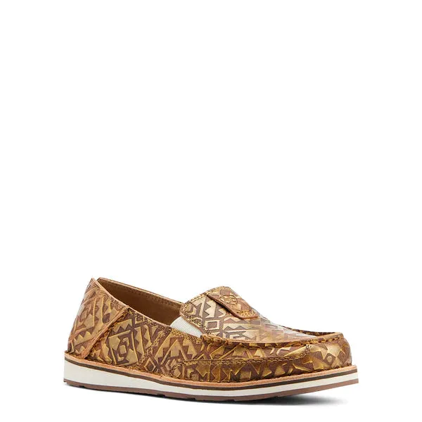 Ariat® Ladies Cruiser Copper Blanket Embossed Slip On Shoes 10044534