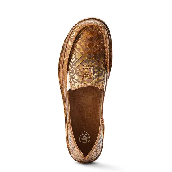 Ariat® Ladies Cruiser Copper Blanket Embossed Slip On Shoes 10044534
