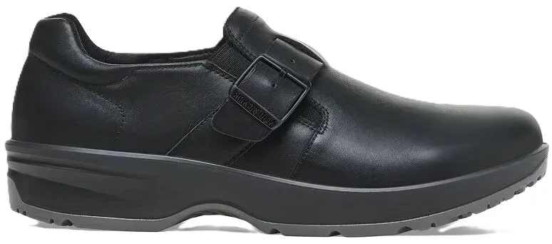 Birkenstock Caris Pro Shoe - Black Leather | Removeable Footbed