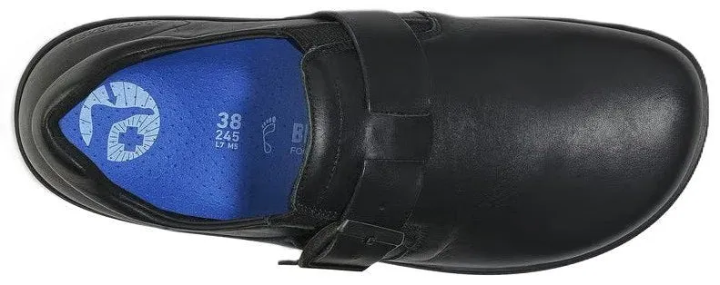 Birkenstock Caris Pro Shoe - Black Leather | Removeable Footbed