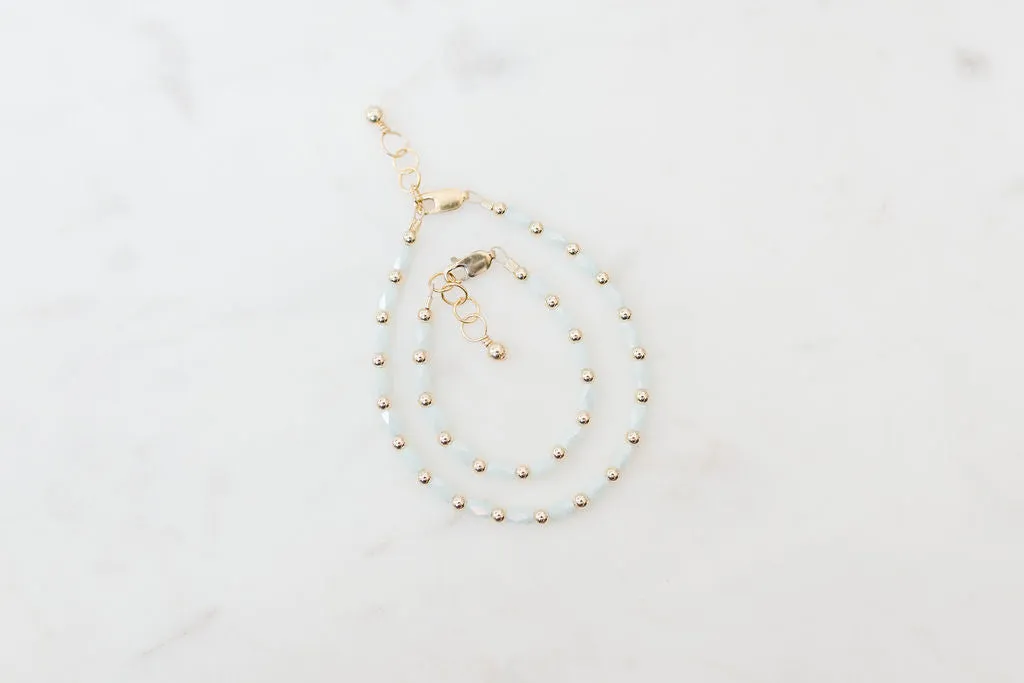 Bluette Mom   Mini Bracelet Set (3MM   4MM Beads)