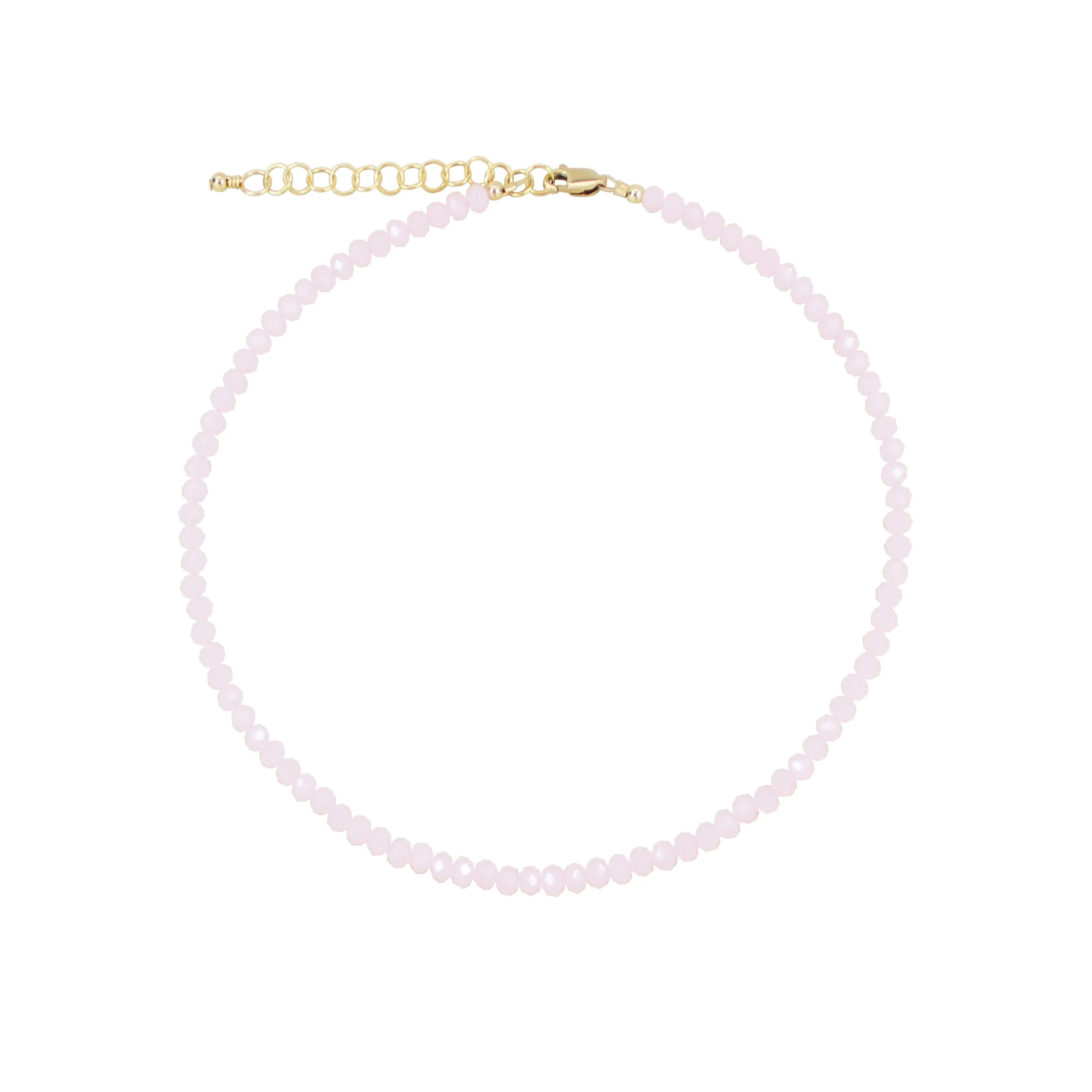 Blush Necklace (4MM Beads)
