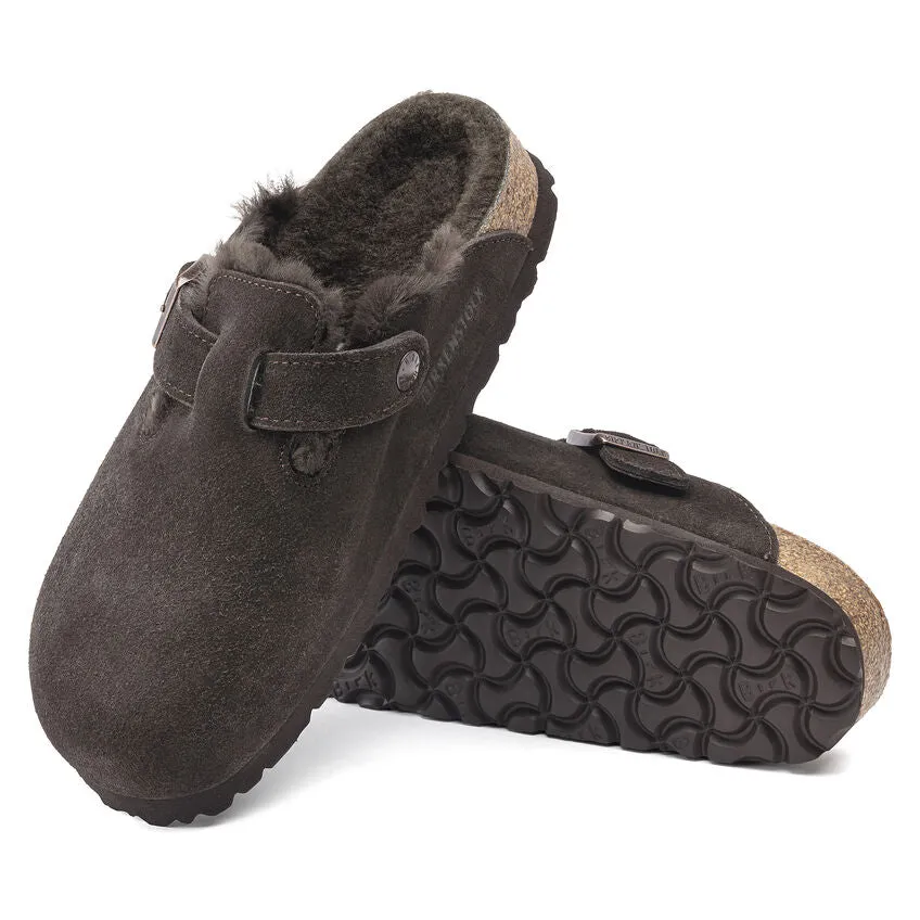 Boston - Mocha Suede Shearling||Boston - Suède Fourrure Mocha