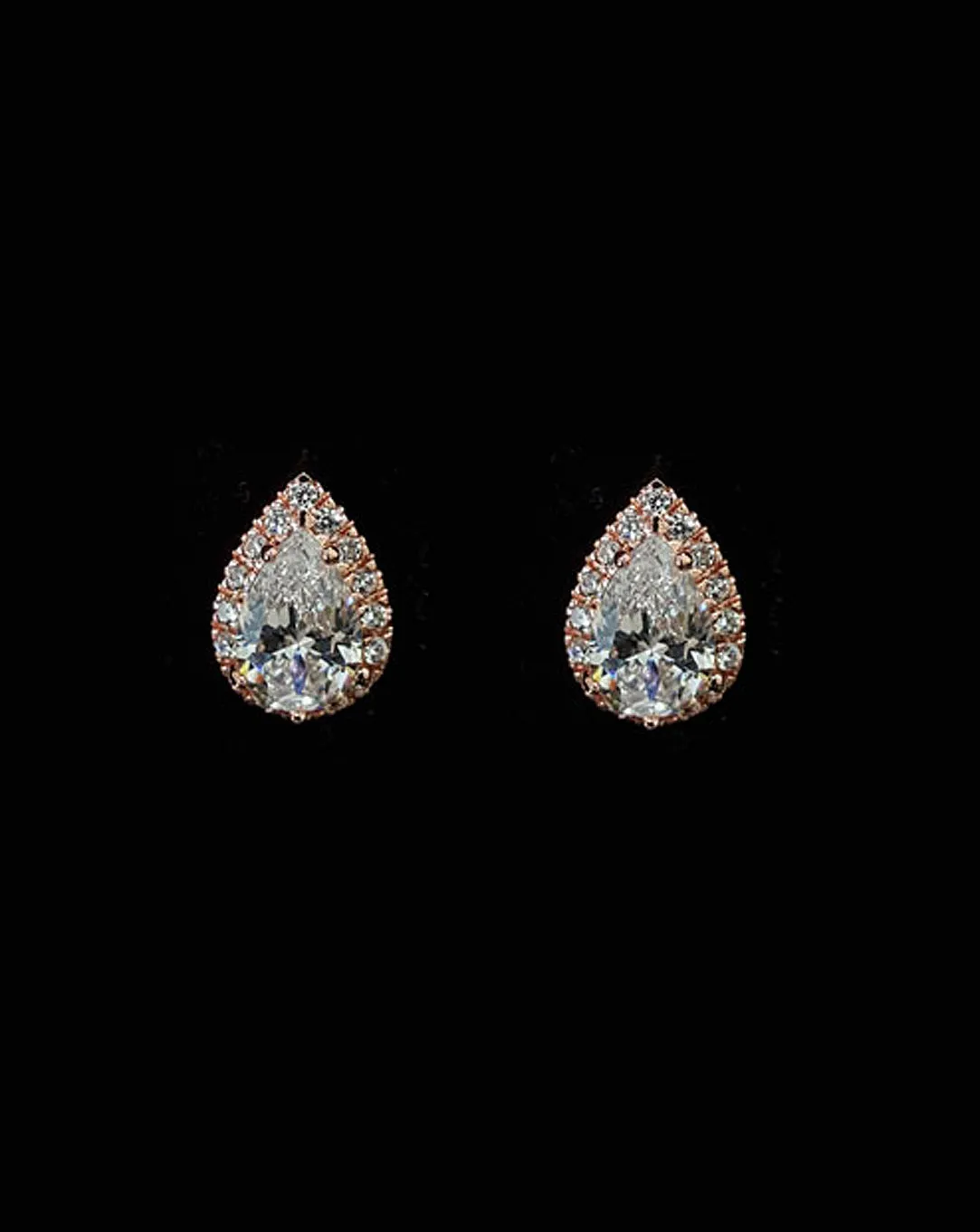 Bridal earrings - Mary crystal studs by Stephanie Browne