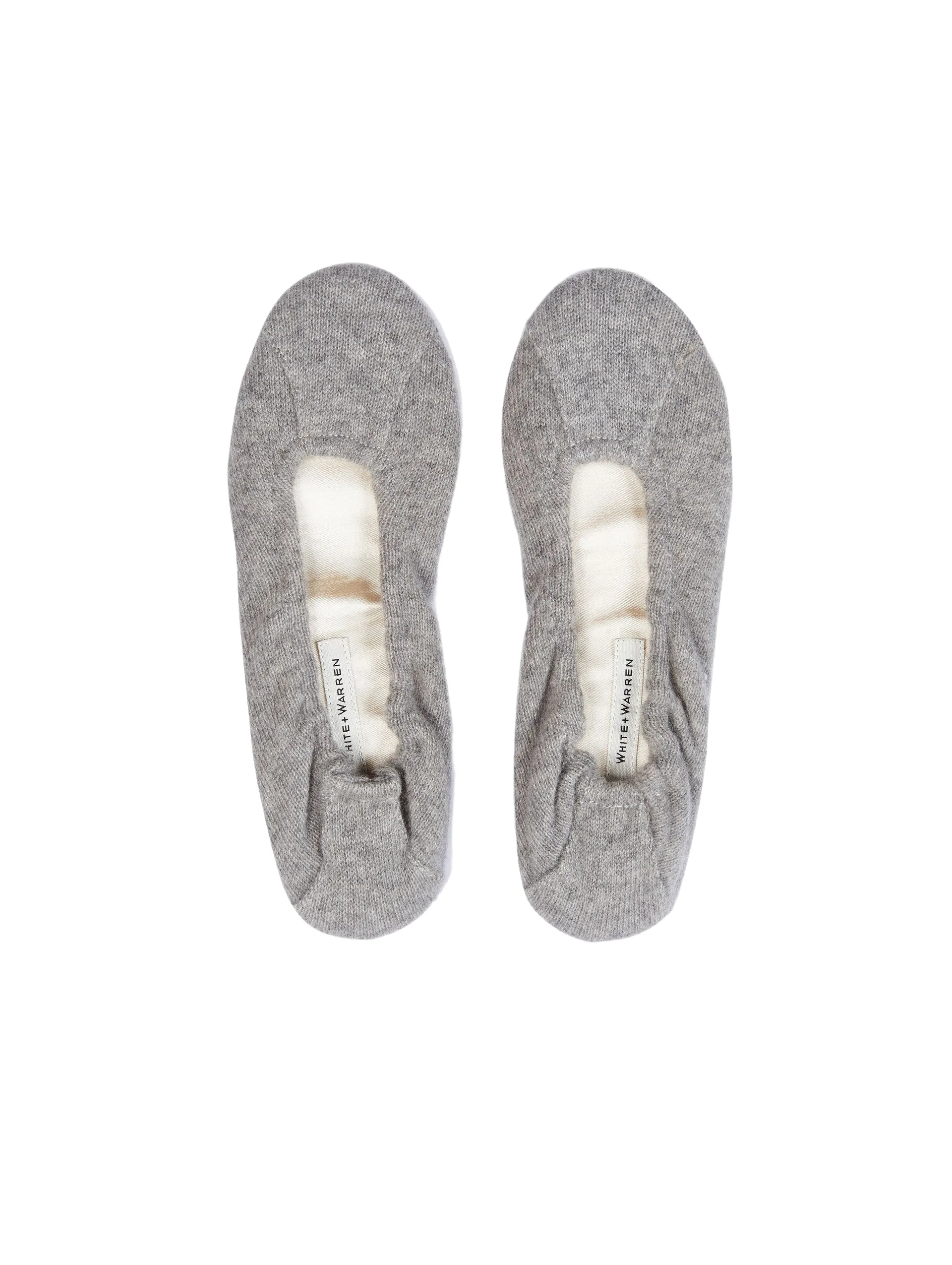 Cashmere Slippers in Grey