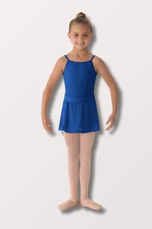 Children's Georgette Mock Wrap Skirt - Royal Blue
