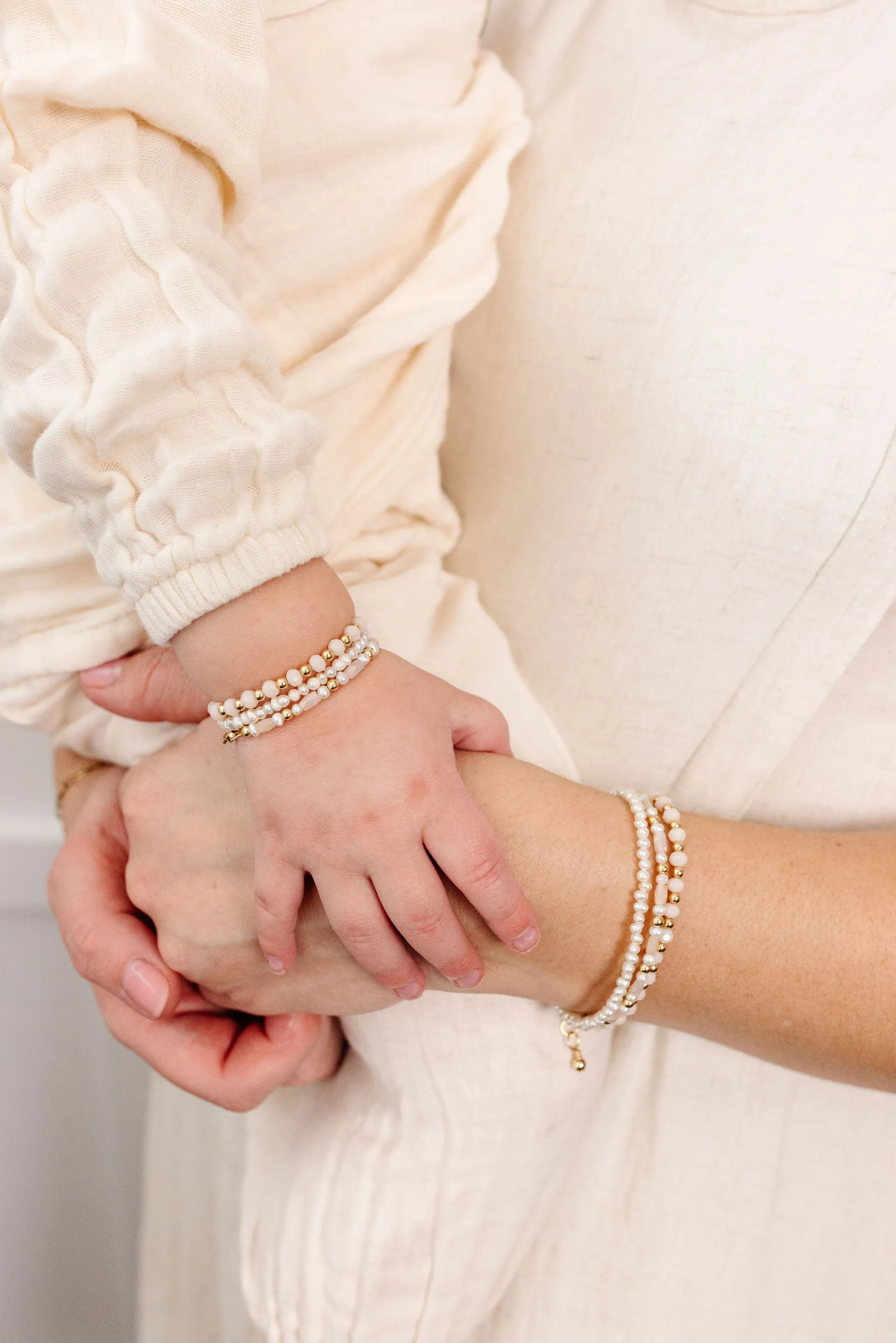 Claire Mom   Mini Bracelet set (2MM   3MM   4MM Beads)