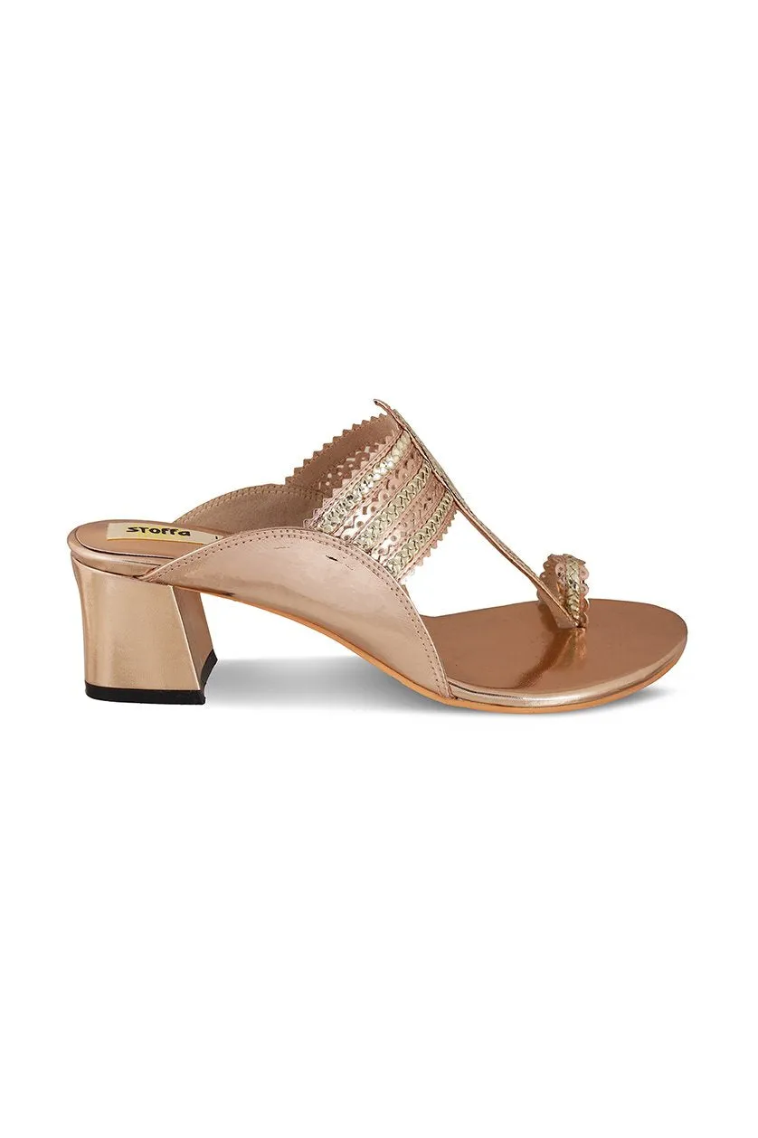 Classic K Block Heel Camel