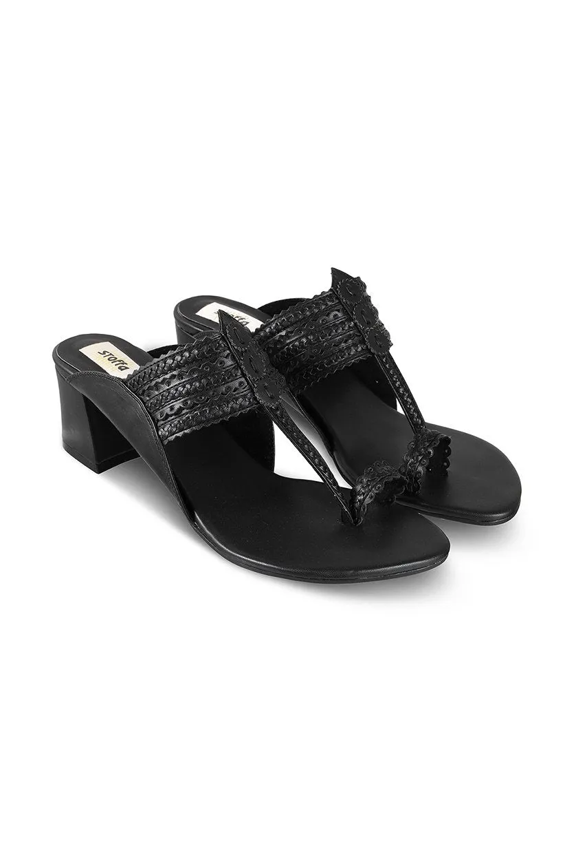 Classic K Block Heel Camel