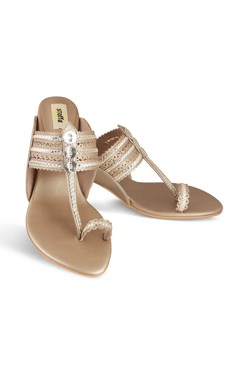 Classic K Block Heel Camel