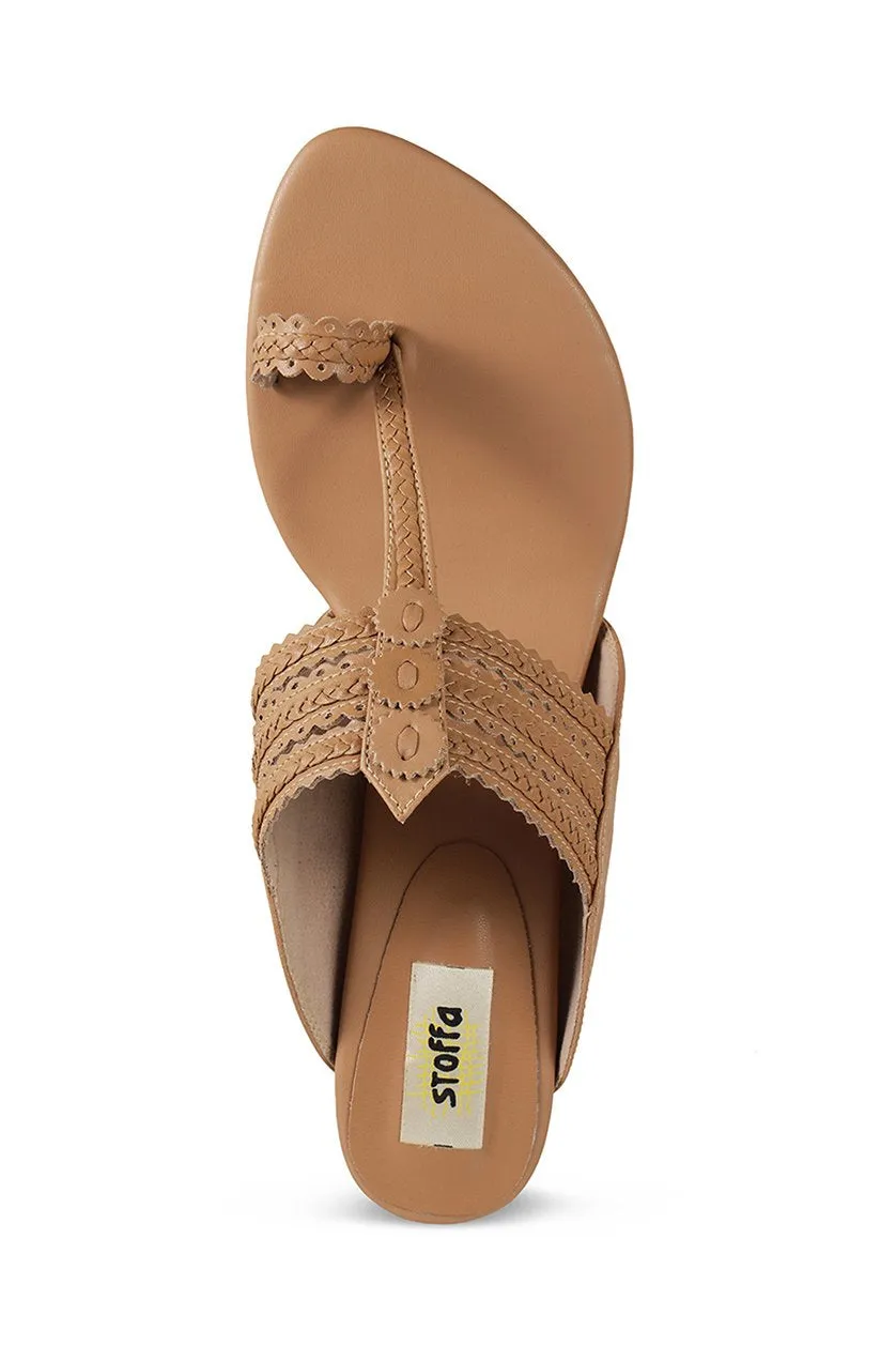 Classic K Block Heel Camel