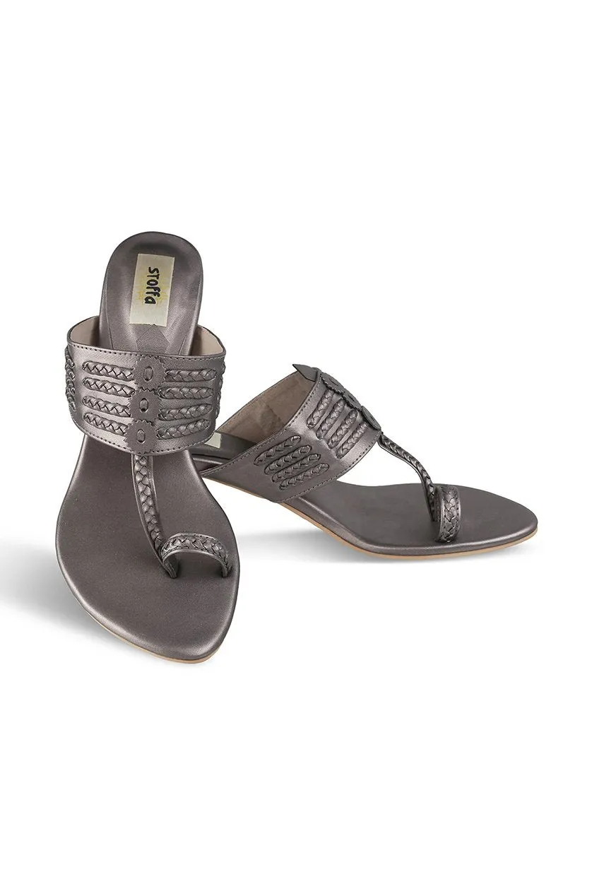 Classic K Block Heel Maroon