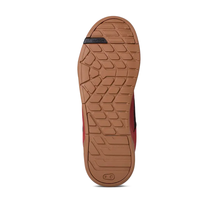 Crankbrothers Shoes Stamp Lace Pump For Peace Red / Black - Gum outsole