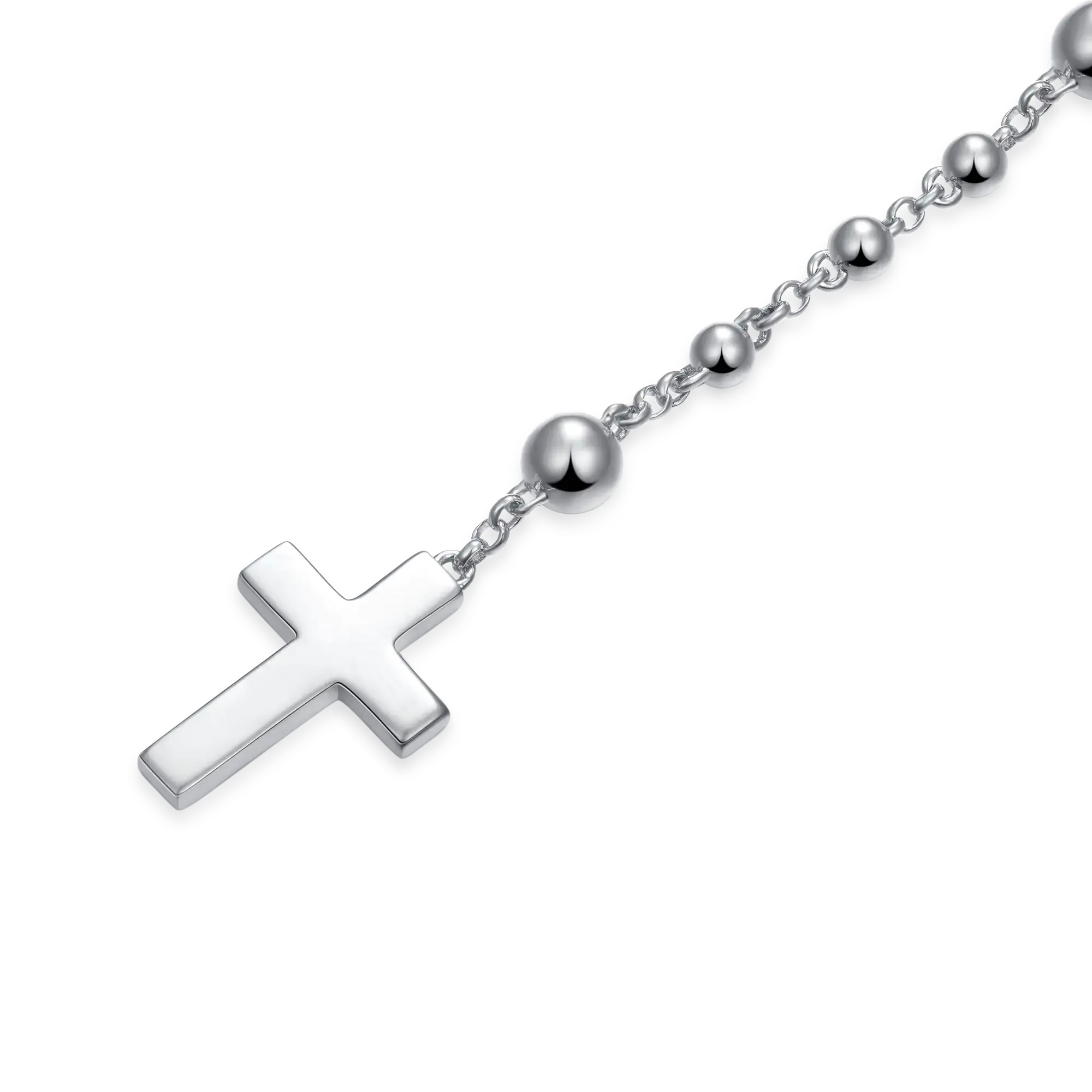 Custom Adjustable 14k Gold Virgin Mary Rosary Necklace
