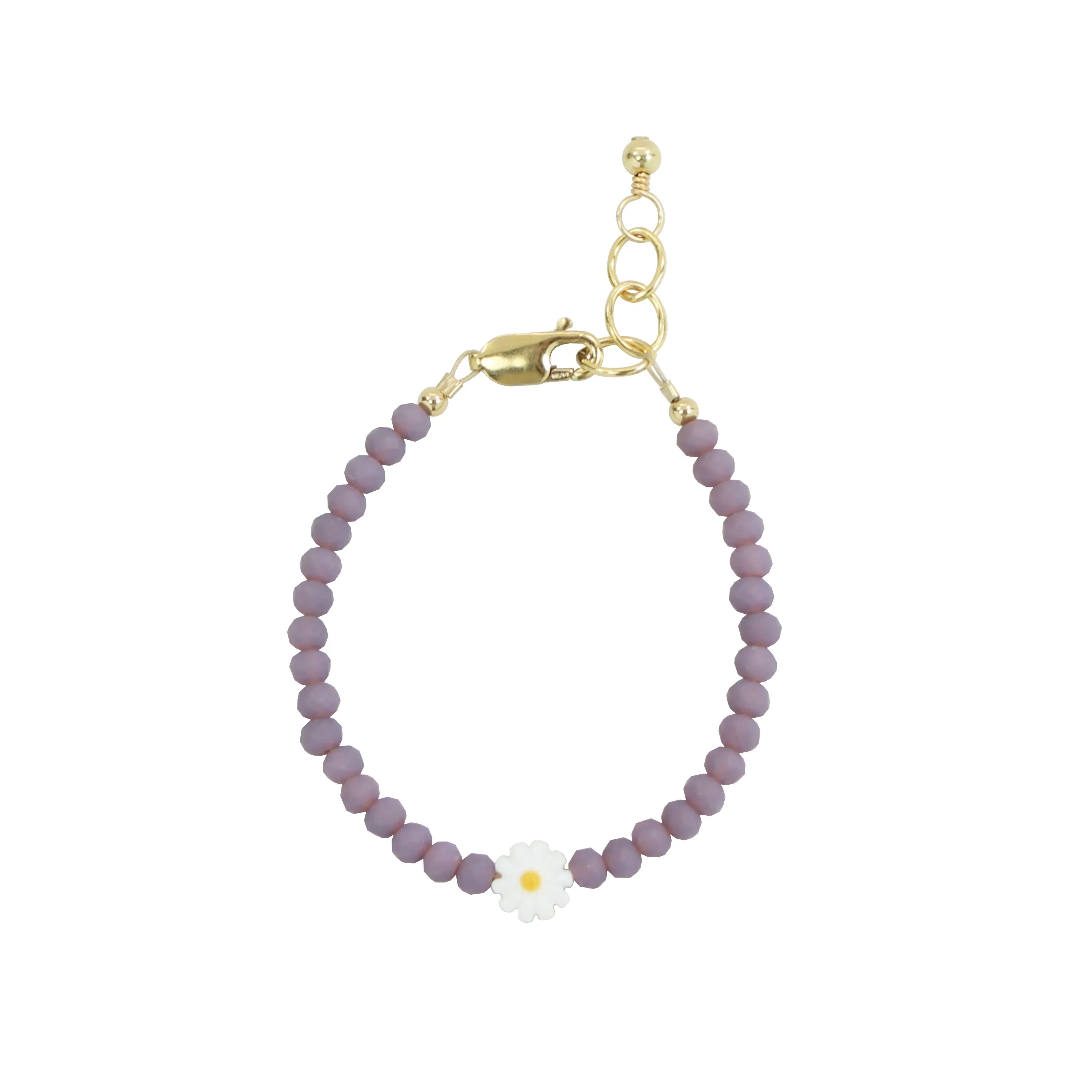 Daisy Adult Bracelet (Finch 4MM Beads)