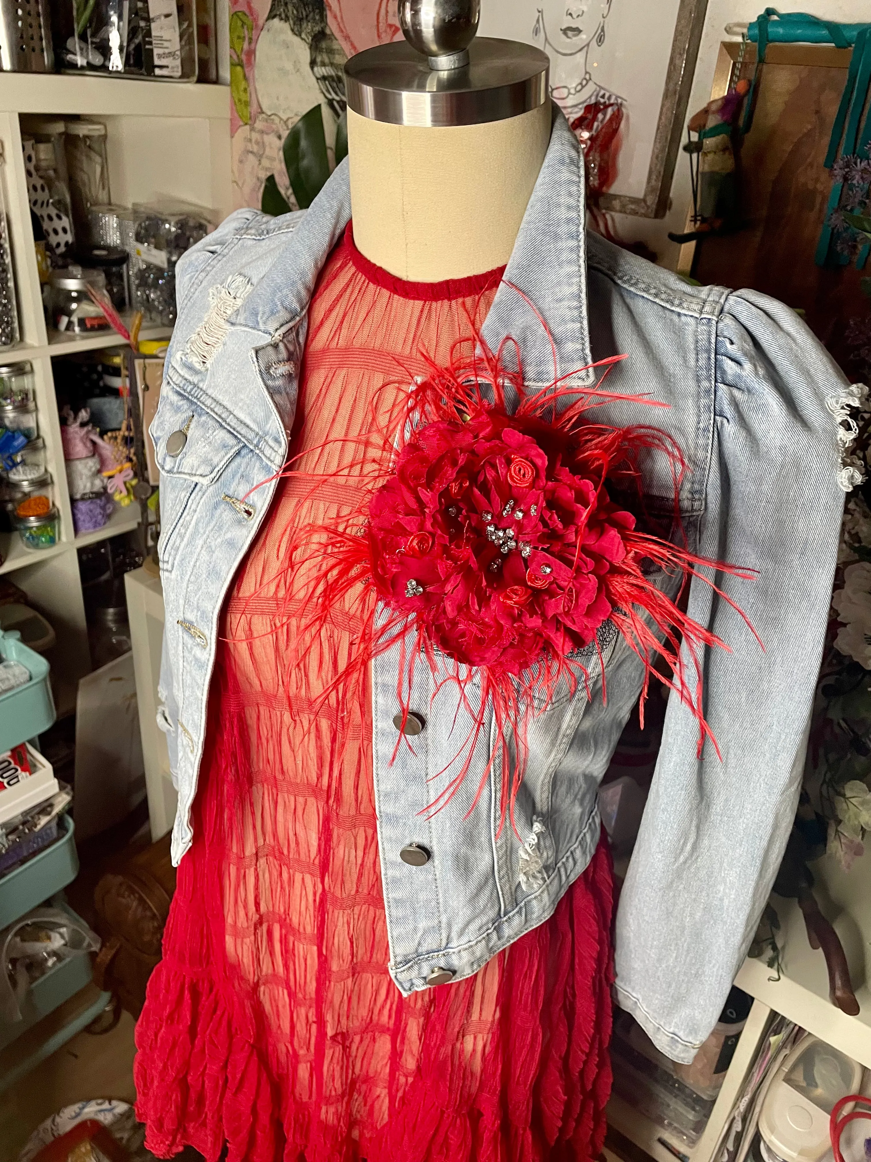 Dreaming Mary blessed princess Denim Jacket.