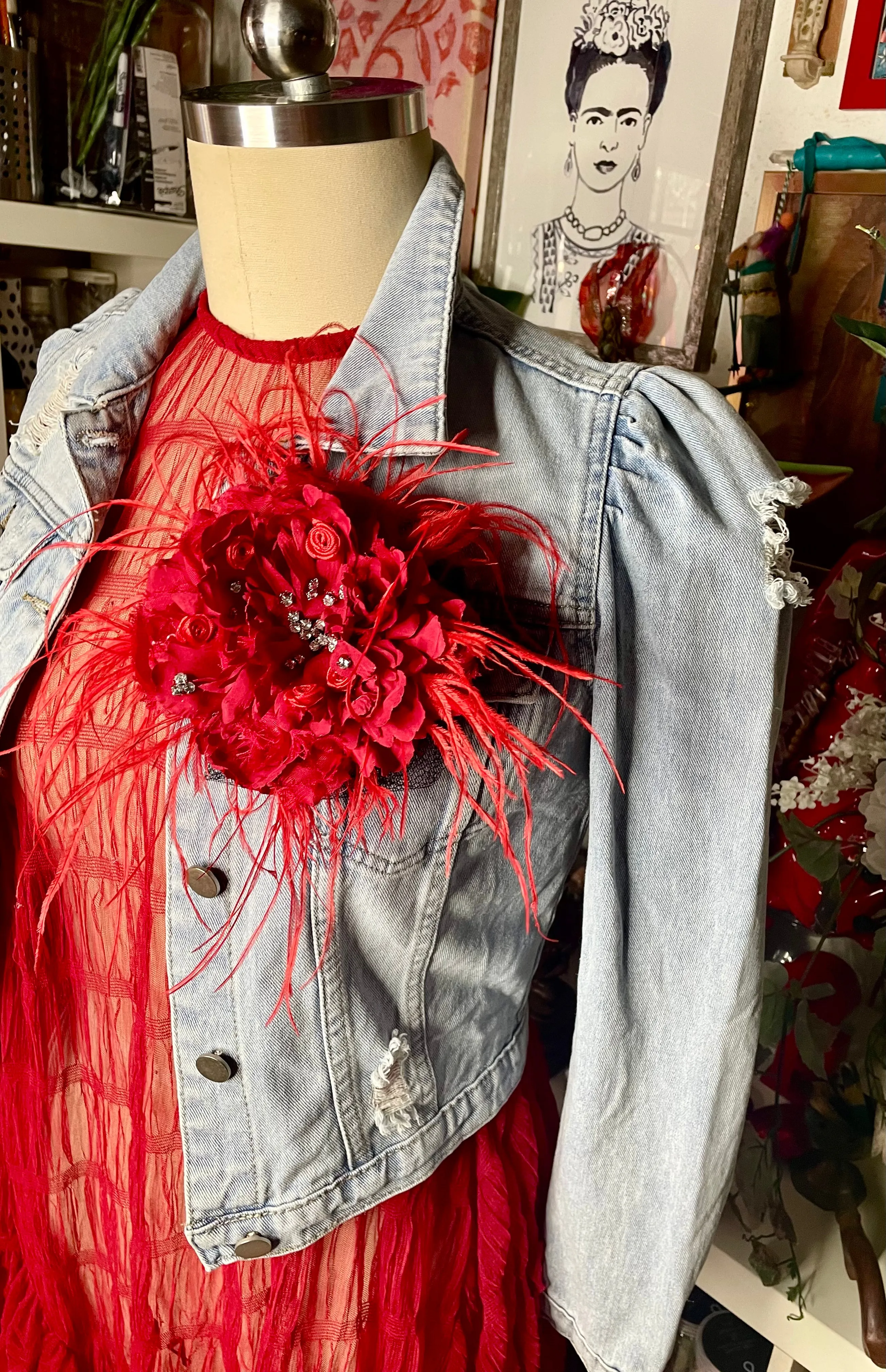 Dreaming Mary blessed princess Denim Jacket.