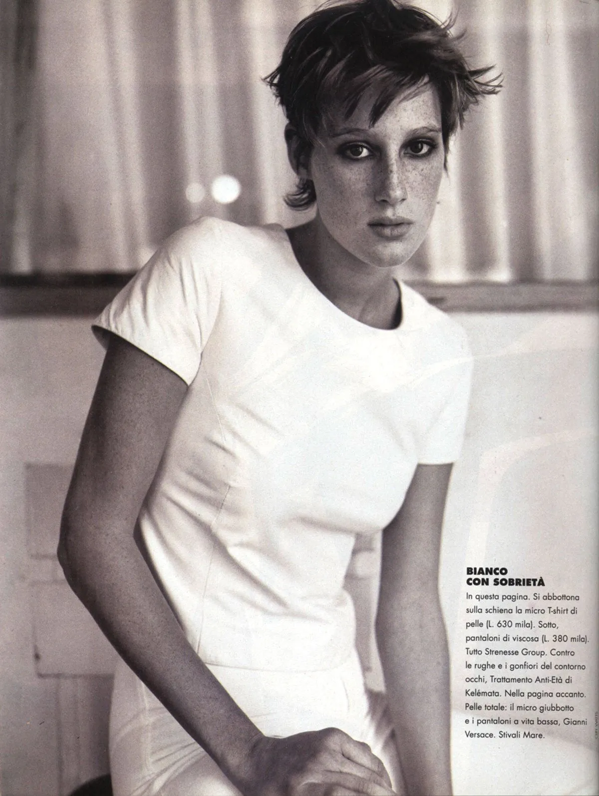 ELLE Magazine Italia March 1996 KAREN MULDER Valeria Mazza SUSAN HOLMES Kati Tastet