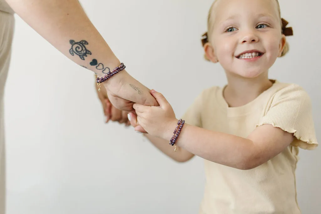 Emmie Mom   Mini Bracelet set (4MM Beads)