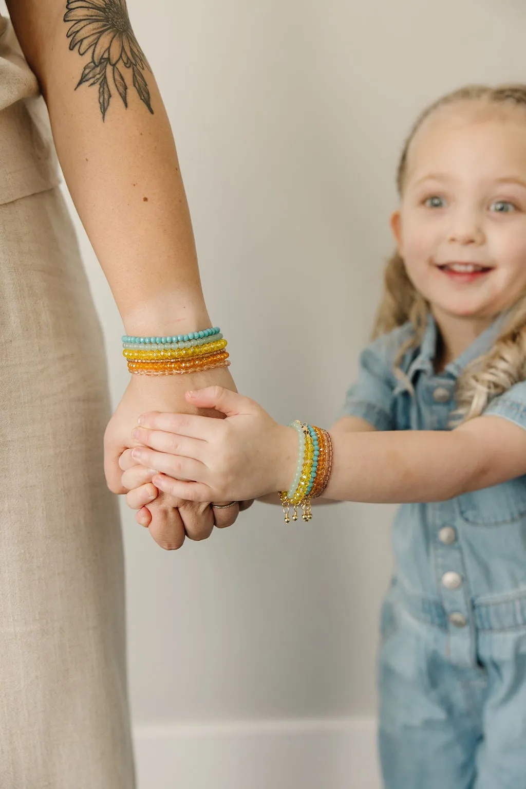 Emperor Mom   Mini Bracelet set (3MM Beads)