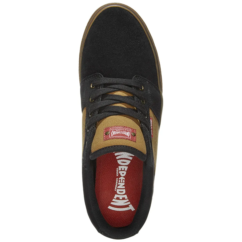 ETNIES BARGE LS X INDY [BLACK/BROWN] SHOES