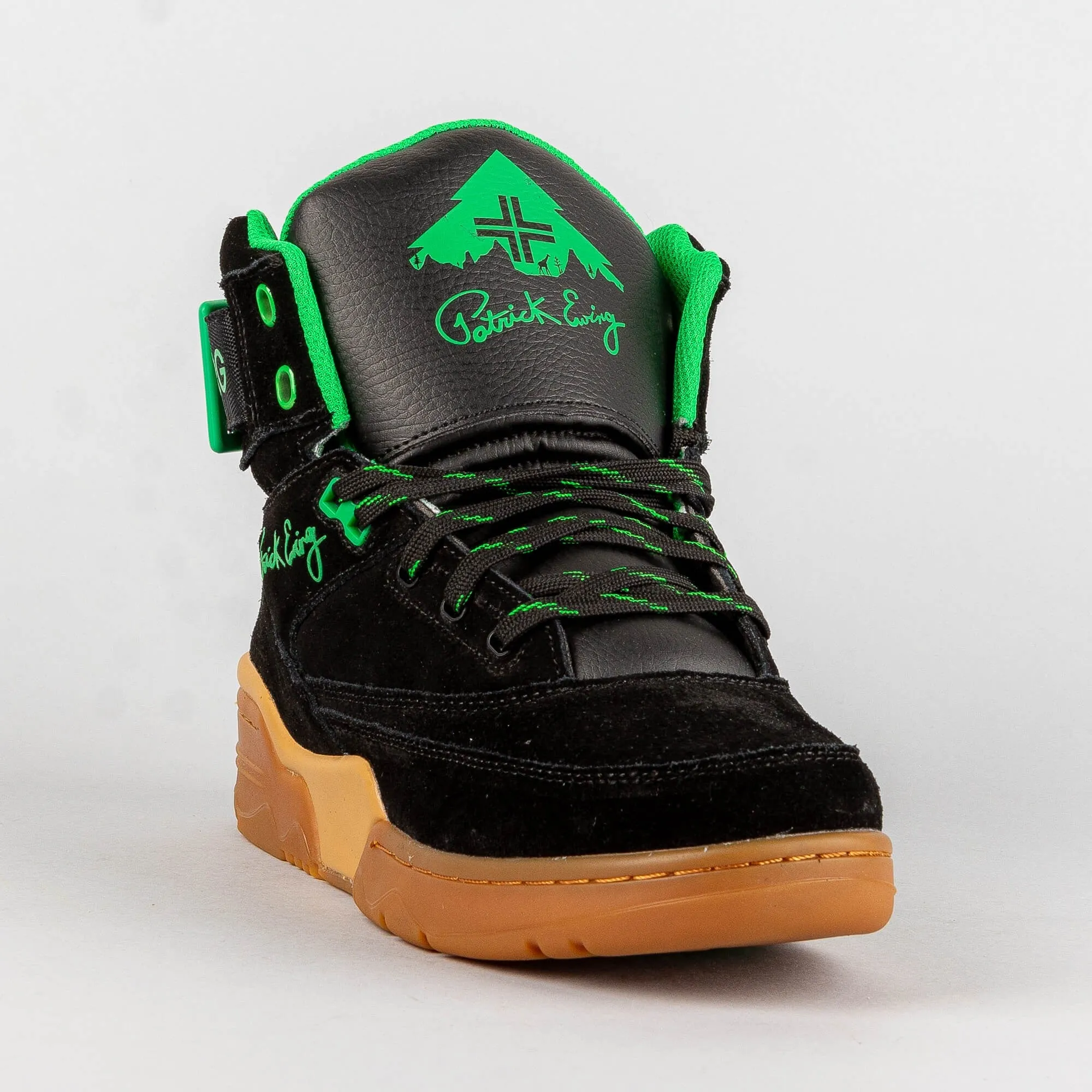 Ewing 33 Hi X Lrg Suede Black/Green/Gum