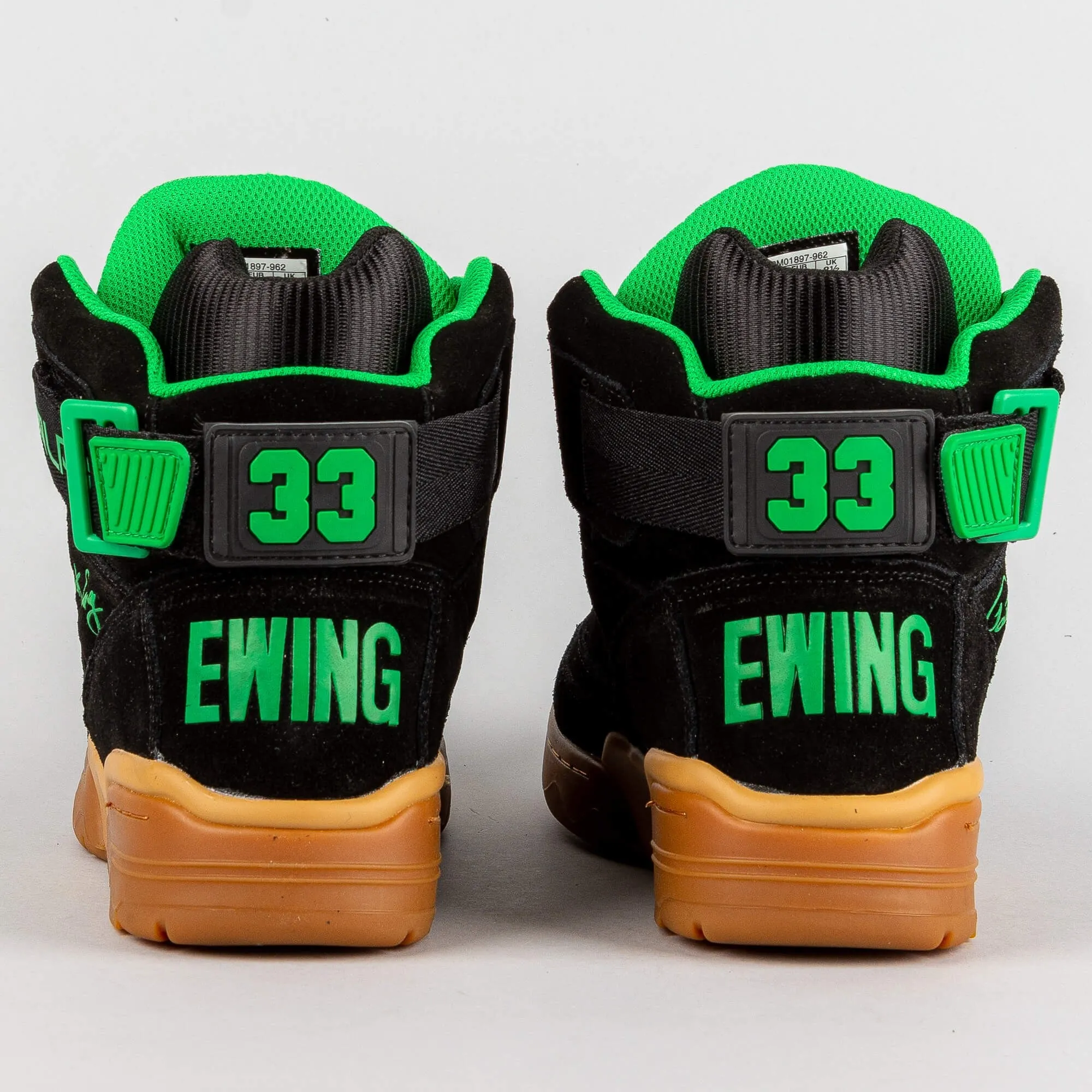 Ewing 33 Hi X Lrg Suede Black/Green/Gum