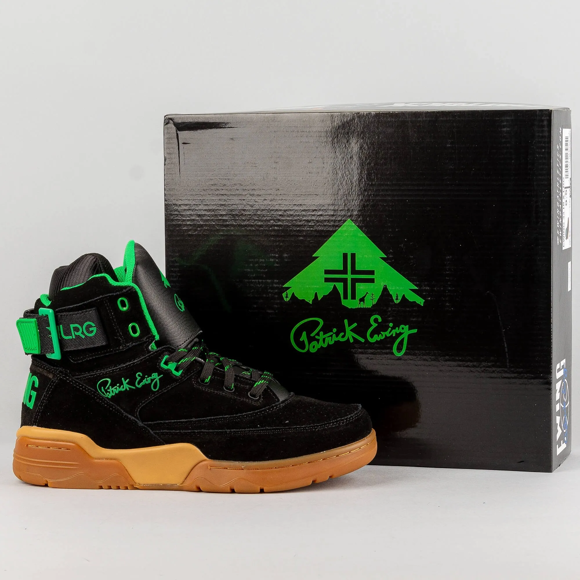 Ewing 33 Hi X Lrg Suede Black/Green/Gum