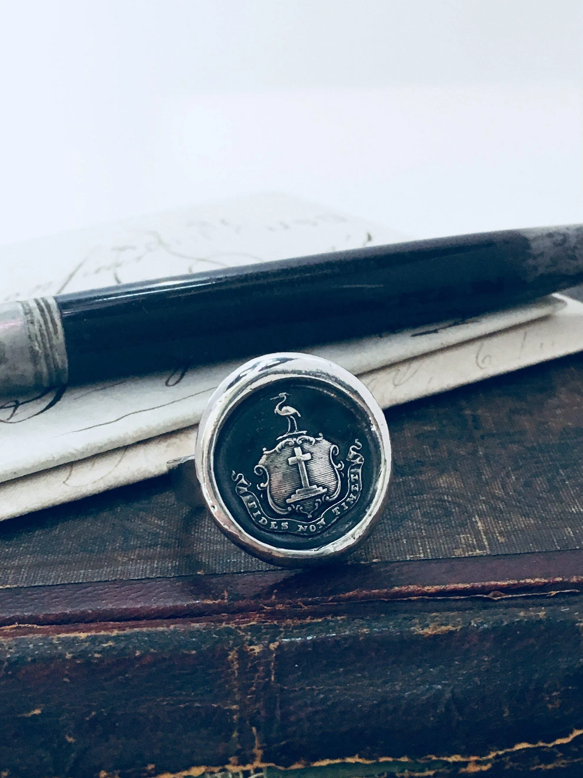 Faith Not Fear Wax Seal Ring