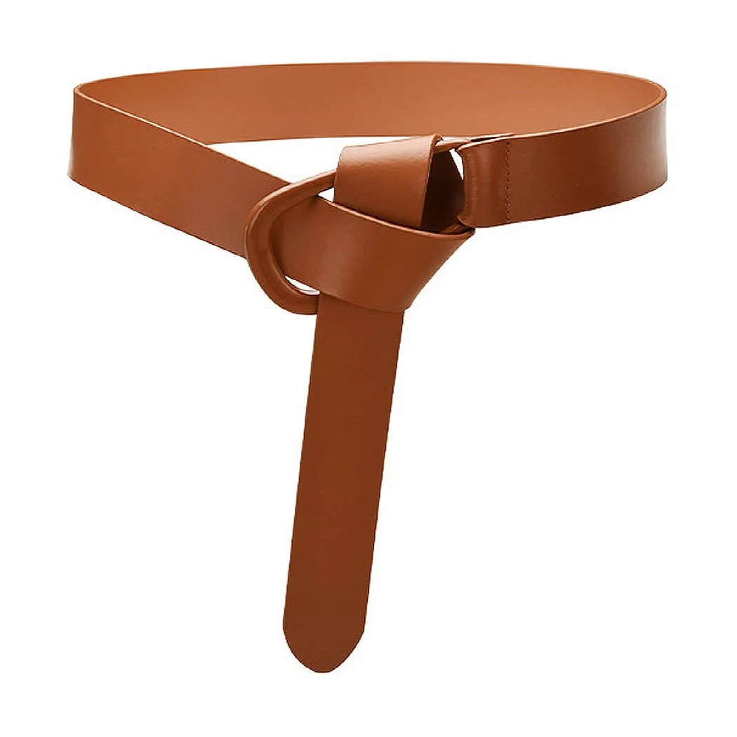 Faux Leather Horseshoe Belt