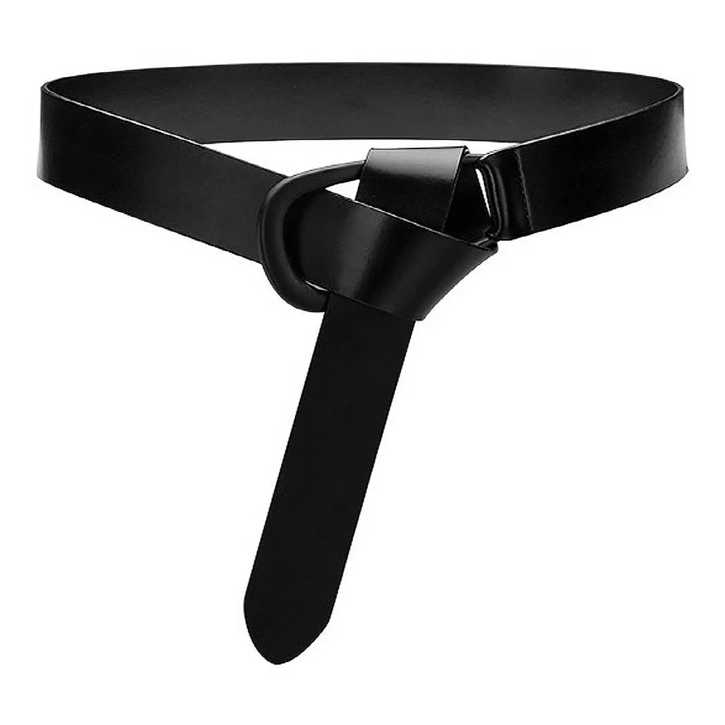 Faux Leather Horseshoe Belt