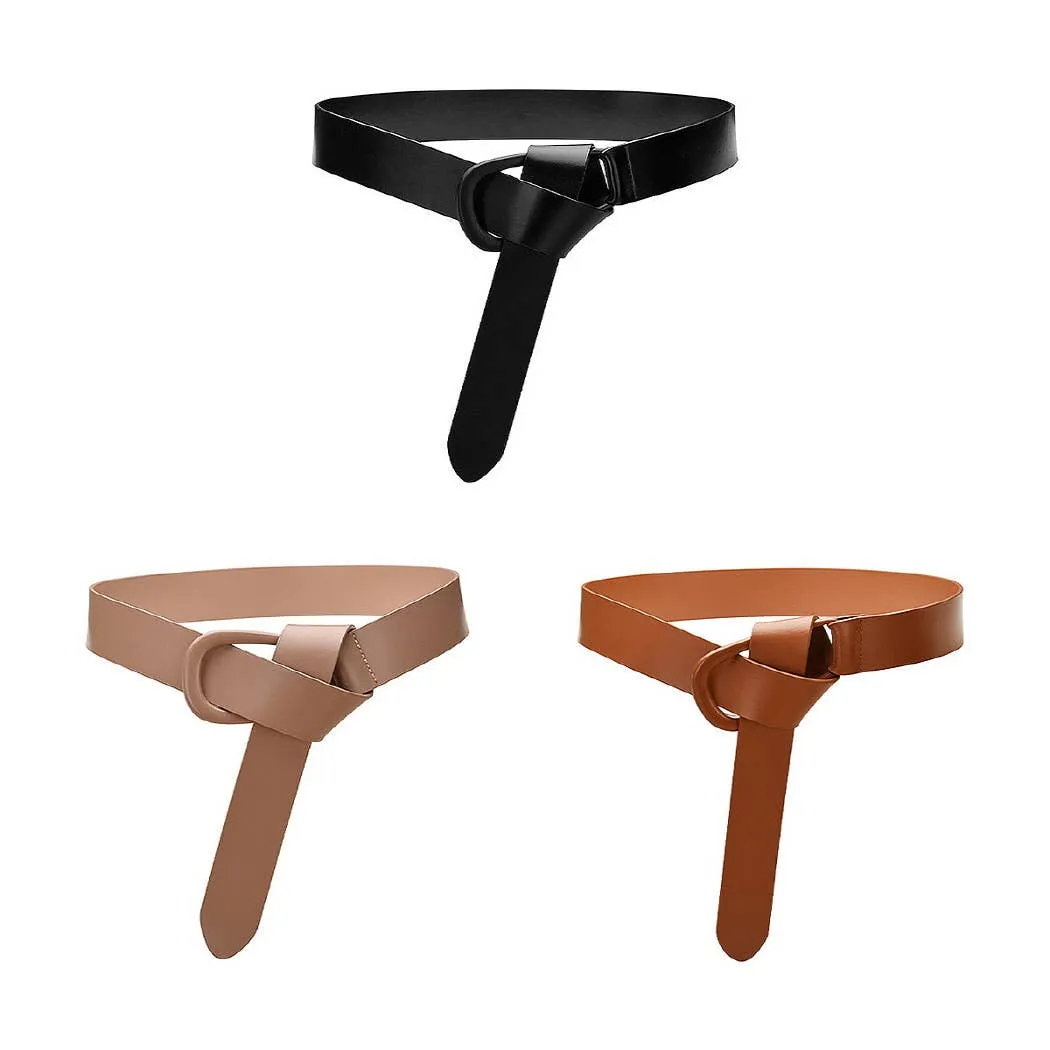 Faux Leather Horseshoe Belt