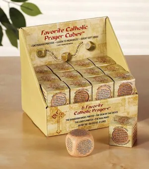 Favorite Catholic Prayers Prayer Cube