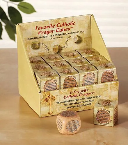 Favorite Catholic Prayers Prayer Cube